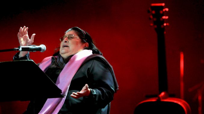 MUERE LA CANTANTE ARGENTINA MERCEDES SOSA