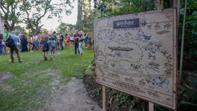 Harry Potter Book Night en los jardines de la Residencia Britán